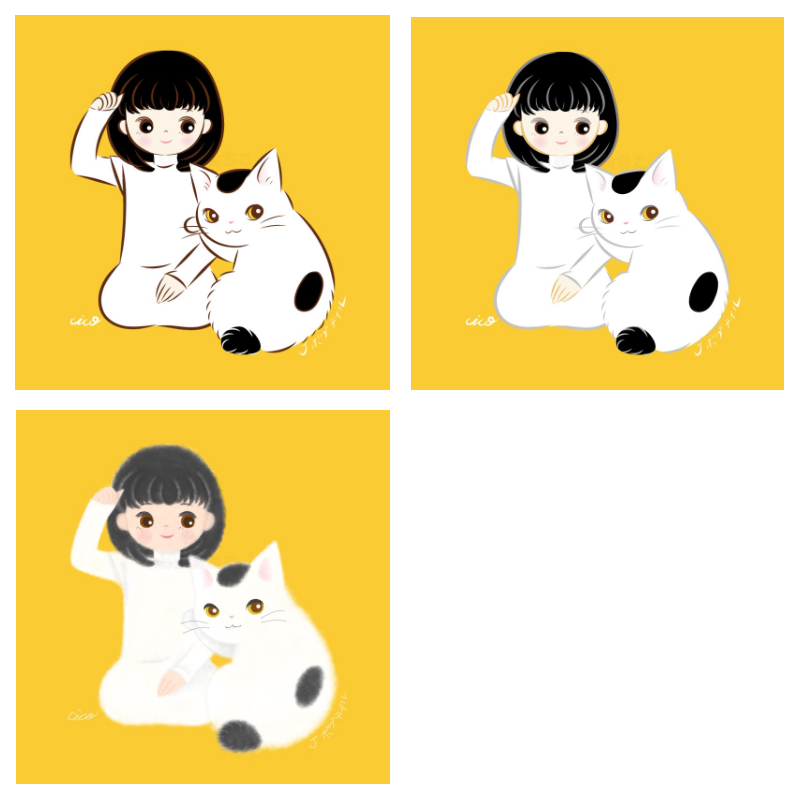 ジャパニーズボブテイルと女の子
